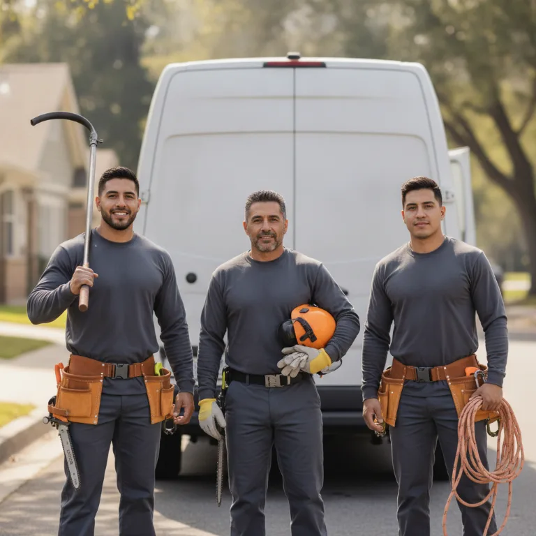 Abate de Árvores equipe em Vila Jacui